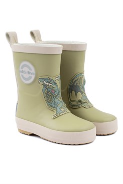 Mikk-Line 3D-Patch-Gummistiefel - Kelp